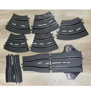 Golden Bright ACO Slot Car Track Lot Curved & Straight‎ Pieces Racing Set